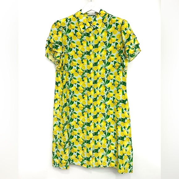 Alice + Olivia jem lemon dress - Picture 3 of 7